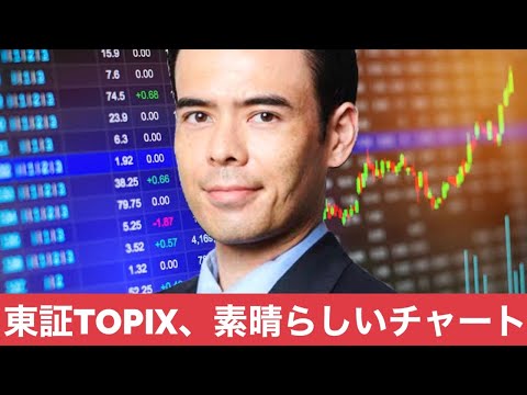 東証TOPIX、素晴らしいチャート！（動画）
