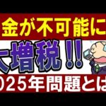 【悲報】2025年問題で増税確定…‼貯金が不可能になるって本当…？（動画）