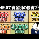 【よくある質問】新NISAでまとまった資金別の投資プランは？100万・300万・500万・1,000万・3,000万のケースで解説（動画）