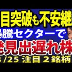 日経平均32000円節目突破も、不安ある！日本株は再度調整？（動画）