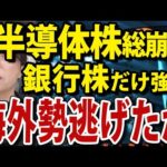 半導体株全面安！海外大口機関が２週連続の売り越し（動画）