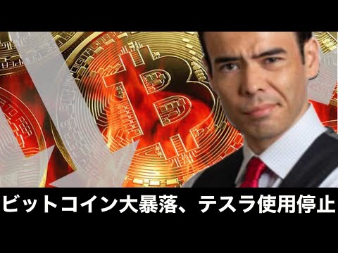 ビットコイン大暴落、テスラ利用停止、イーサリアム急落する（動画）