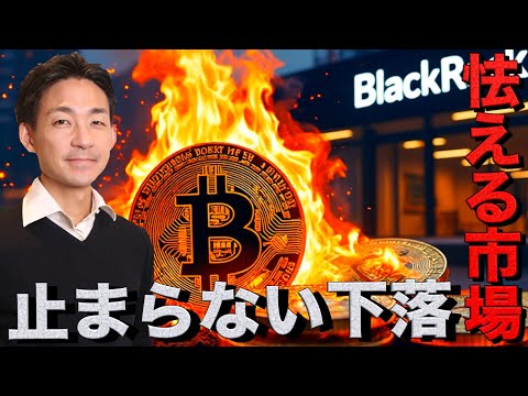 ビットコインの止まらない下落。仮想通貨市場は怯えている。（動画）