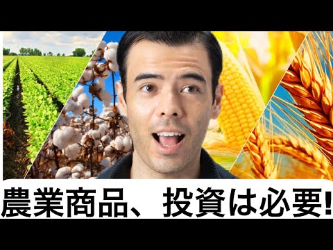 【コモディティ】農業商品はポートフォリオに必要、多様性と米ドル安を重視する（動画）