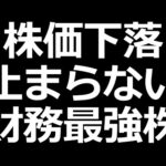 ついに8月暴落の安値割れた株（動画）