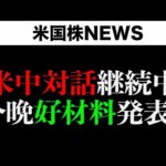 【今晩重要】低いCPIと米中対話好材料で最高値に近づけるか？(6月11日)（動画）