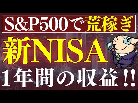 【S&P500・2025年の予想】新NISAを1年間やった結果を報告します…。（動画）