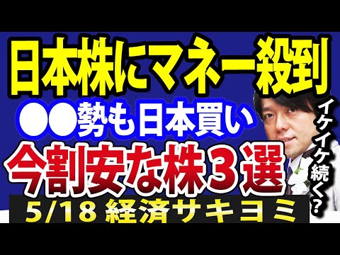 日本株マネー殺到！米国の●●勢も、ついに日本にリスクオン（動画）