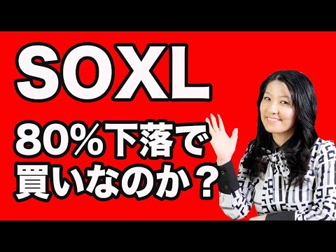【SOXL】８０％下落の今は流石に買い時？（動画）