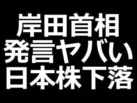 岸田首相が「またやらかした」という声も。日本株下落（動画）