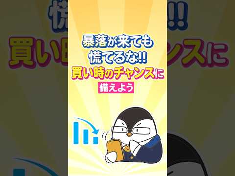 【保存版】暴落が来ても慌てるな！買い時のチャンスに備えよう（動画）