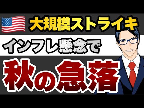 【急落】米国大規模ストライキ（動画）