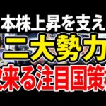 【必ず押さえろ】日本株上昇を支える２つの勢力！主役交代か、次の国策銘柄（動画）