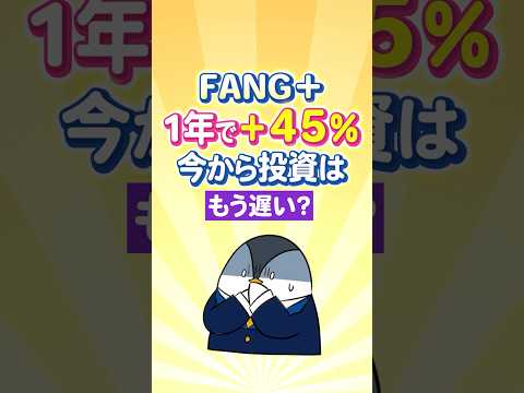 【絶好調】FANG＋が1年で＋45％！今から投資はもう遅い？（動画）
