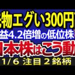 年内の日本株の動き予想！ここで上昇、ここで下落か？低位株の特集も（動画）