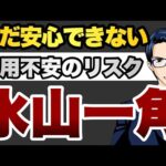まだ安心できない　信用不安のリスク　氷山の一角（動画）