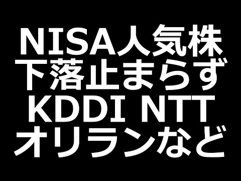 NISA人気株下落中／レーザーテック株大幅下落（動画）