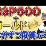 【よくある質問】S&P500(米国株)とゴールド(金)に半分ずつ投資はアリ？シミュレーションも検証してみた（動画）