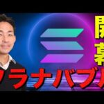 ビットコイン失速。Solanaバブル遂に開幕へ。（動画）