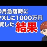 急落時にSPLX1000万円買った結果（動画）
