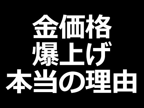 金価格が上がり続ける本当の理由（動画）