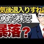 【暴落？】景気後退入りすれば100％株安（動画）