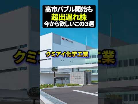 株価急落こそチャンス期待の超出遅れ株３選 日本株 資産運用 新NISA（動画）