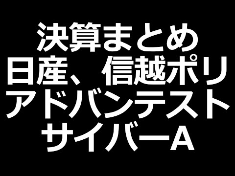 下落止まらないサイバーエージェント決算発表。アドバン日産、信越、ルネサスなど（動画）