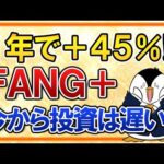 【衝撃】FANG＋が1年で＋45％と絶好調！今から投資はもう遅い？（動画）