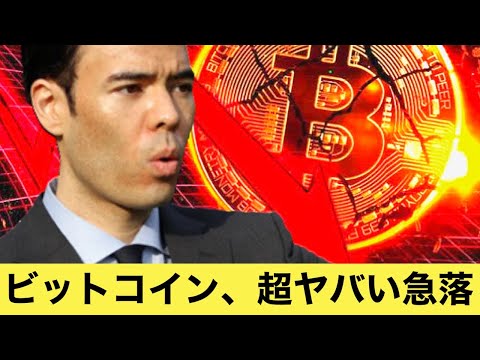 【緊急】 ビットコイン超ヤバイ急落（動画）