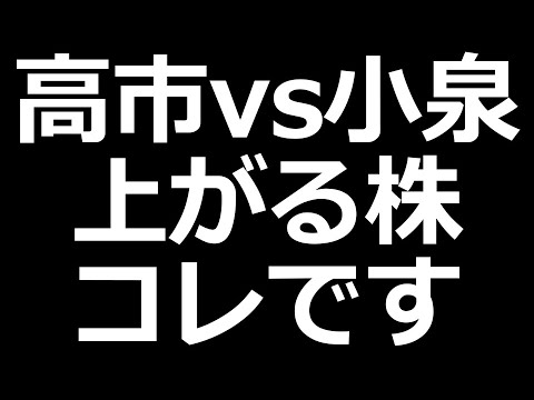 次に上がる株は!? 高市関連株と小泉関連株（動画）