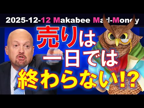 【米国株】行き過ぎた売りは一日では終わらない！？ボトムはいつ！？ゲームプラン！【ジムクレイマー・Mad Money】（動画）