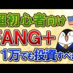 【超初心者向け】FANG+っていったい何？入門知識や月1万でも積立すべきかまとめて解説（動画）
