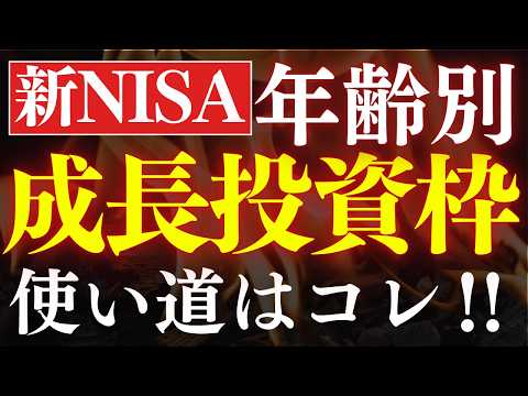 【新NISA】2025年・成長投資枠のおすすめ投資信託・5選！20代～50代タイプ別投資戦略（動画）