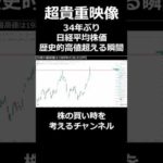 日本株の歴史的瞬間（動画）