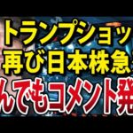 日本株に売りサイン？日経平均急落、トランプ大統領発表で（動画）