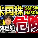 プーチン、ウクライナ侵攻で米国株暴落開始か？S&P500、NASDAQの下落目処はどこ（動画）